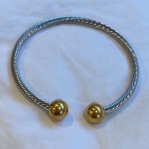 Silver and Gold Bracelet